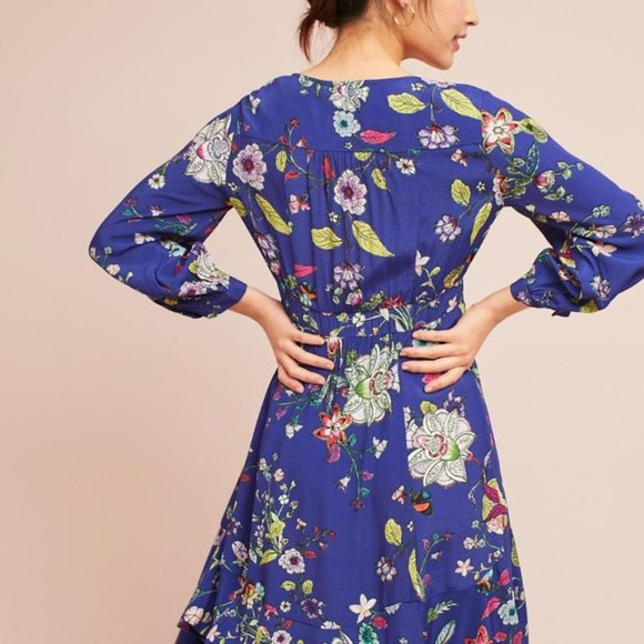Anthropologie Maeve Flowy Floral dress. This is just lovely 💙 - Picture 10 of 11